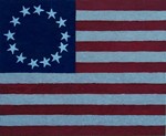 Old Glory with 13 Stars and Stripes