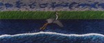 Heron with Wave